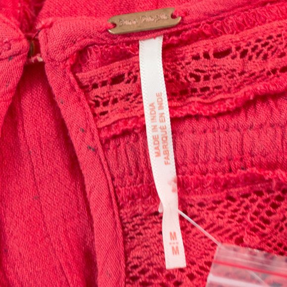 Free People Cyprus Avenue Embroidered Boho Blouse - Picture 12 of 12